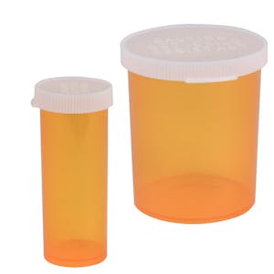 Lacons® 202450 Round Hinged-Lid Plastic Container 450/Box-20