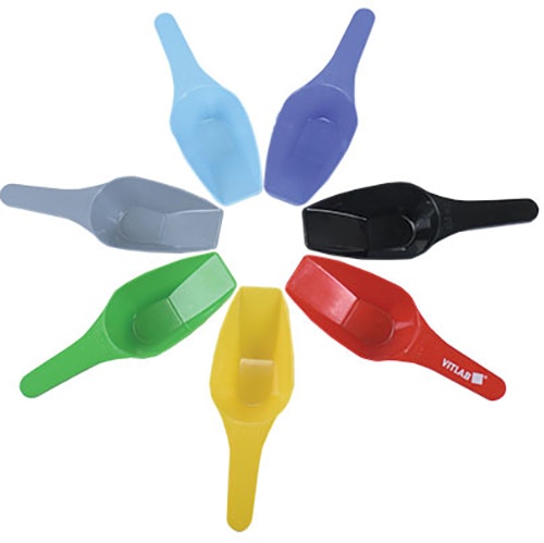 Colored Polypropylene Laboratory Scoops
