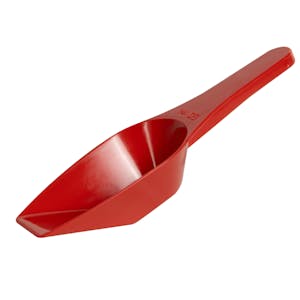 50mL Red Polypropylene Laboratory Scoops - Pack of 12