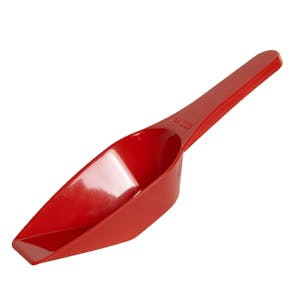 100mL Red Polypropylene Laboratory Scoops - Pack of 12