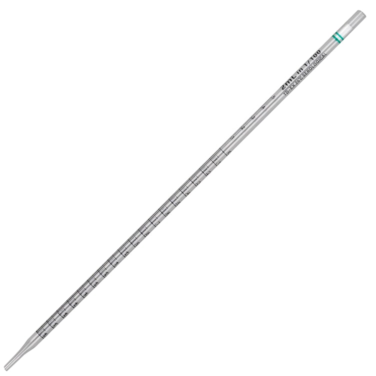 2mL Polystyrene Serological Pipettes - Box of 1000