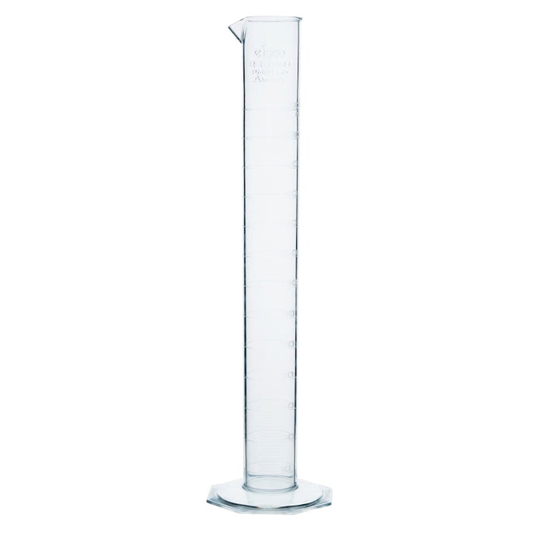 250mL TPX™ Measuring Graduated Cylinder with Octagonal Base - Class A