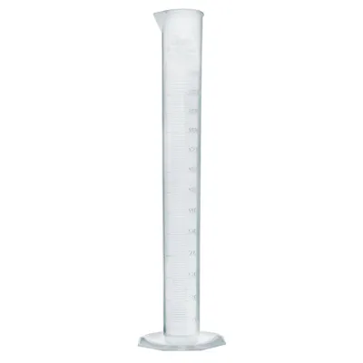 250mL TPX™ Measuring Graduated Cylinder with Octagonal Base - Class B