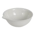 70mL Round Form Porcelain Evaporating Basin with Spout