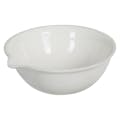 80mL Round Form Porcelain Evaporating Basin with Spout