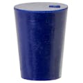 Size 1 Solid Blue Silicone Stopper - Package of 12