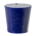 Size 4 Solid Blue Silicone Stopper - Package of 12