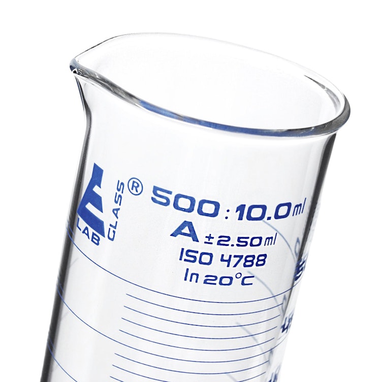 100mL Class A Borosilicate Glass Squat Cylinder
