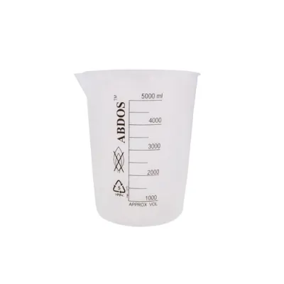 5000mL Polypropylene Beaker with Printed Graduations