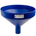 17-1/4" Top Diameter Blue Tamco® Funnel with 2-7/8" OD Spout