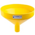 17-1/4" Top Diameter Yellow Tamco® Funnel with 2-7/8" OD Spout