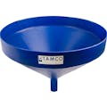 21-1/4" Top Diameter Blue Tamco® Funnel with 1-3/4" OD Spout