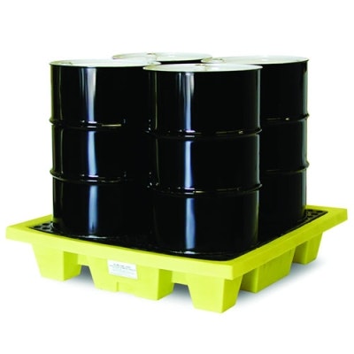 Poly-Slim-Line™ 6000 4 Drum Spill Pallet without Drain