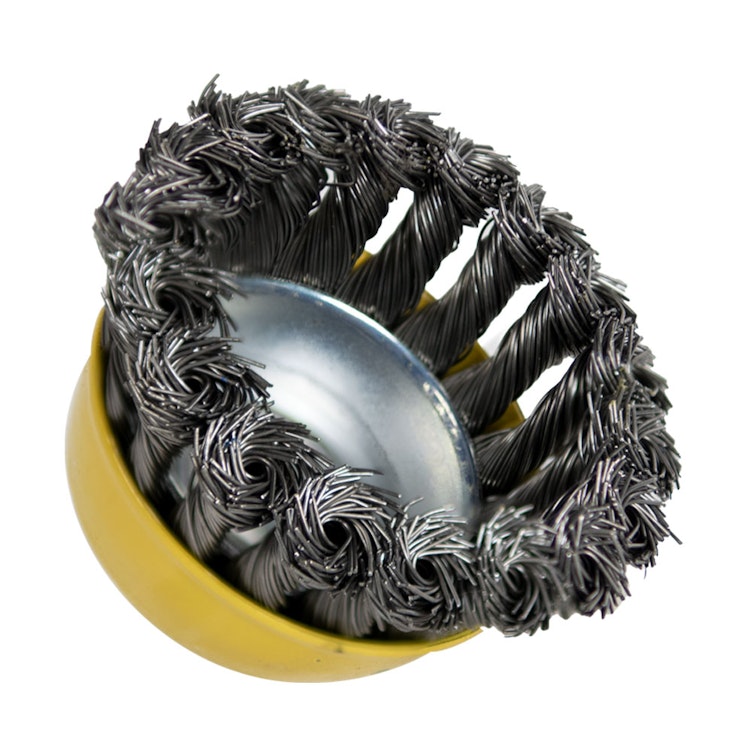 3" Knotted Wire Cup Brushes