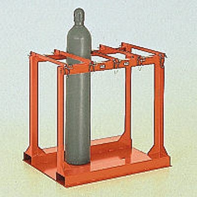 Six Capacity Cylinder Pallet Rack