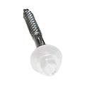 #12 x 2" CoverLite® Self-Drilling Self-Tapping White Metal Fasteners with 14mm EPDM Washer - Box of 260