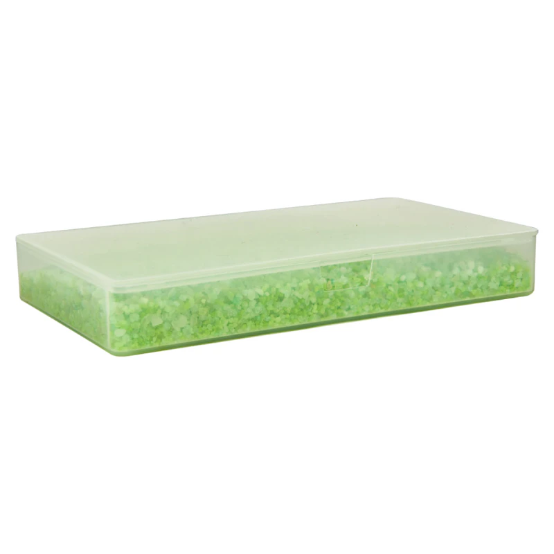 123 Dram Translucent Flex-A-Top Box - 7.91" L x 4.41" W x 1.14" Hgt.