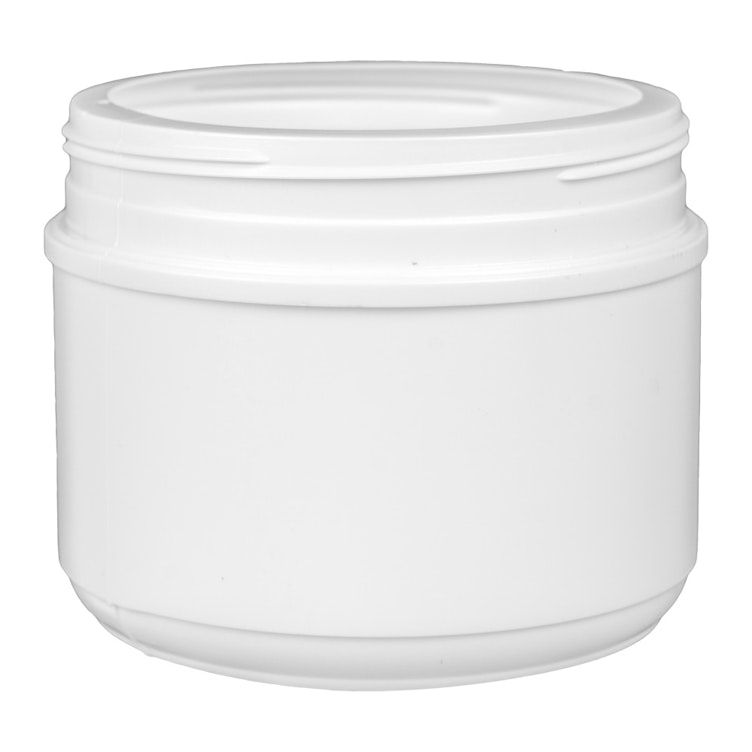 36 oz. HDPE White Canister with 120mm Neck (Lid Sold Separately)