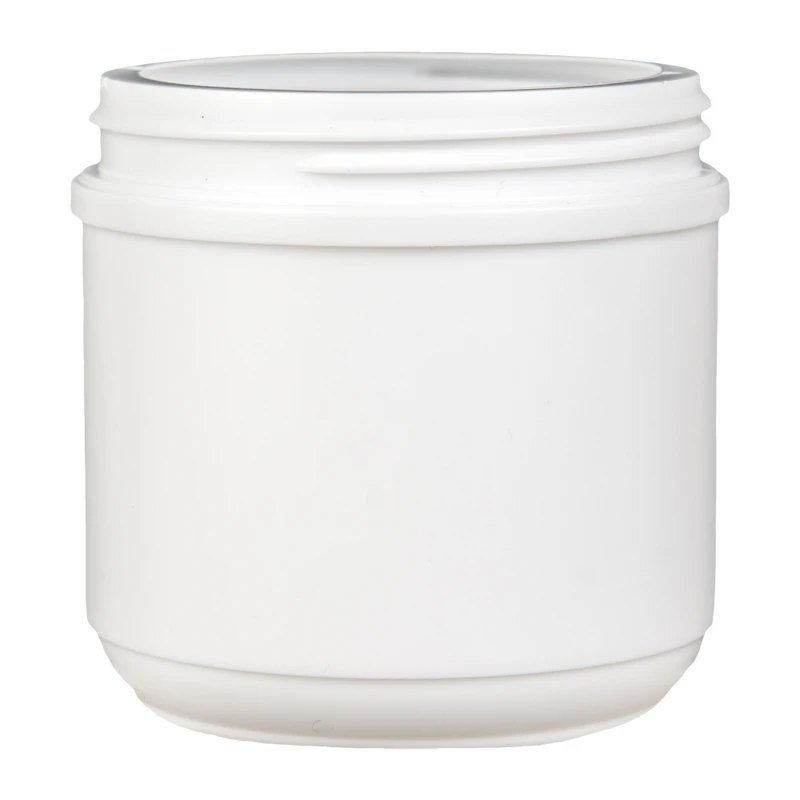 16 oz. HDPE White Canister with 89mm Neck (Lid Sold Separately)