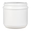 16 oz. HDPE White Canister with 89mm Neck (Lid Sold Separately)