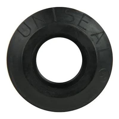 3/4" Pipe Size Black Uniseal® Schedule 40 Pipe-to-Tank Seal