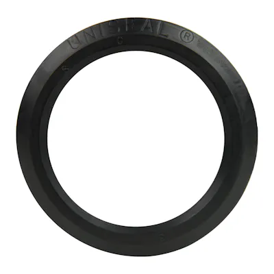 3" Pipe Size Black Uniseal® Schedule 40 Pipe-to-Tank Seal