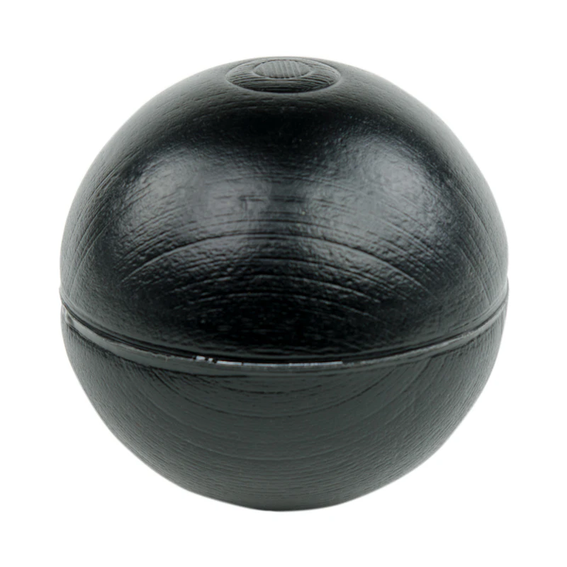4" (100mm) Dia. Black HDPE Hollow Floating Spheres - Case of 100