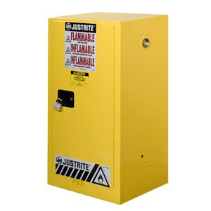 15 Gallon Manual-Close Justrite® Sure-Grip® EX Compac Cabinet