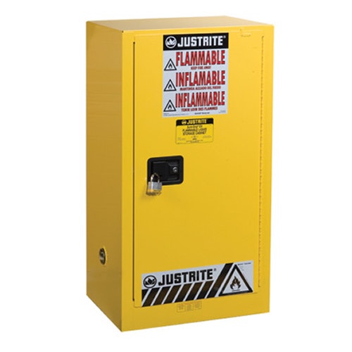 15 Gallon Self-Close Justrite® Sure-Grip® EX Compac Cabinet