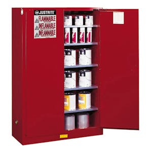 60 Gallon 2 Manual-Close Doors Justrite® Sure-Grip® EX Safety Cabinet for Combustibles