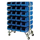 Akro-Mils® Stationary Rack, Storage Bins & Mobile Kit