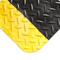 2' x 3' Black & Yellow Diamond-Plate Anti-Fatigue Mat
