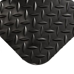 2' x 3' Black Diamond-Plate Anti-Fatigue Mat
