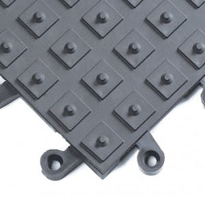 Charcoal Gray ErgoDeck Safety System with No-Slip Solid Cleats