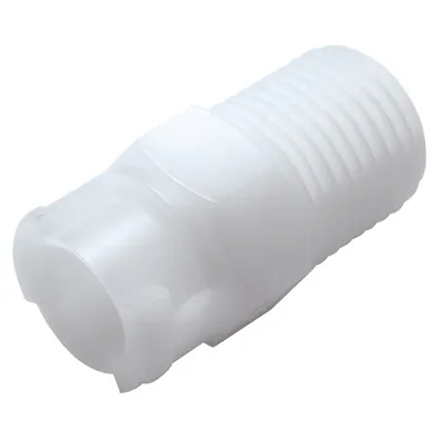 1/8" MNPT SMC Series Subminiature Acetal In-Line Coupling Body - Straight Thru (Insert Sold Separately)