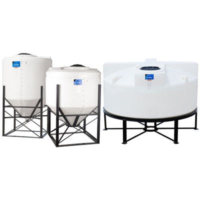 Stand for 42" Diameter 45° Cone Bottom Tanks - 10" Clearance