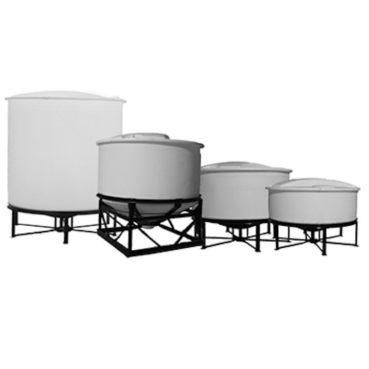 Stand for 90" Diameter 30° Cone Bottom Tanks - 9" Clearance
