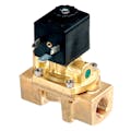 1/4" NPT/12.5mm Air-Sol Brass 2-Way Process Solenoid Valve with 24 VDC