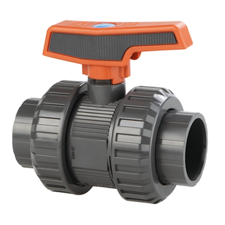 1" Threaded/Socket ST Series PVC Ball Valve with EPDM O-rings