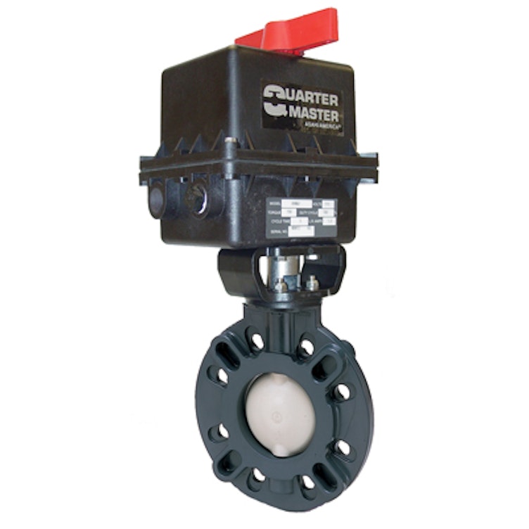 4" Type 57 Butterfly Valve with Series 94 Electric Actuator