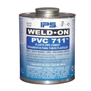 Pint Gray IPS® Weld-On® 711™ PVC Cement