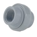 1" FPT Light Gray Schedule 80 CPVC Threaded Union with FPM Seals