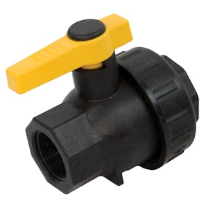 3/4" Full Port Single Union Spinweld Ball Valve with 3/4" Flow Size
