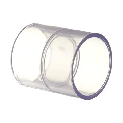 1/4" Clear Schedule 40 PVC Slip Coupling