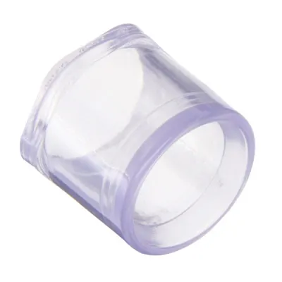 3/4" x 1/2" Clear Schedule 40 PVC Reducing Bushing
