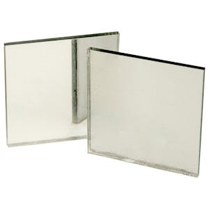 Polycarbonate Mirror, Sheet, Clear, Mirror, Masked, (0.25 in x 48