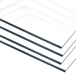 0.220" x 48" x 48" Clear LEXAN™ LT304 Recycled Polycarbonate Sheet