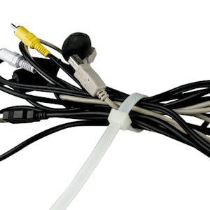 43" L x 0.35" W Natural Nylon Heavy Duty Lashing Cable Zip Ties - 13" Max. Bundle Diameter
