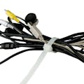36" L x 0.35" W Natural Nylon Heavy Duty Lashing Cable Zip Ties - 11" Max. Bundle Diameter