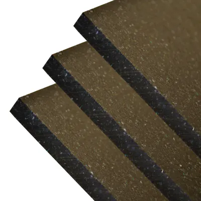 0.125" x 48" x 120" Black Reprocessed UHMW Sheet